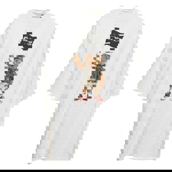 Palm Angels Unisex Adult Pirate Bear Loose T-Shirt - White - 