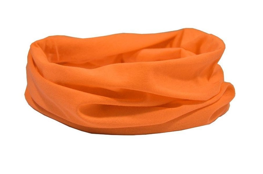 RUFFNEK Fluorescent Orange Snood Tube Scarf