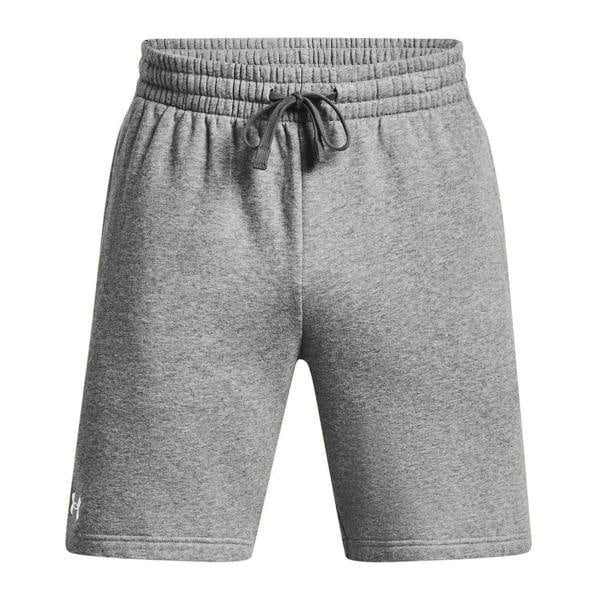 Under Armour Mens Rival Cotton Blend Shorts - Frost Gray - 