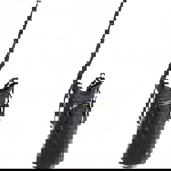 Ashwood 'Expression' Croc Embossed Leather Shoulder Bag: 63790