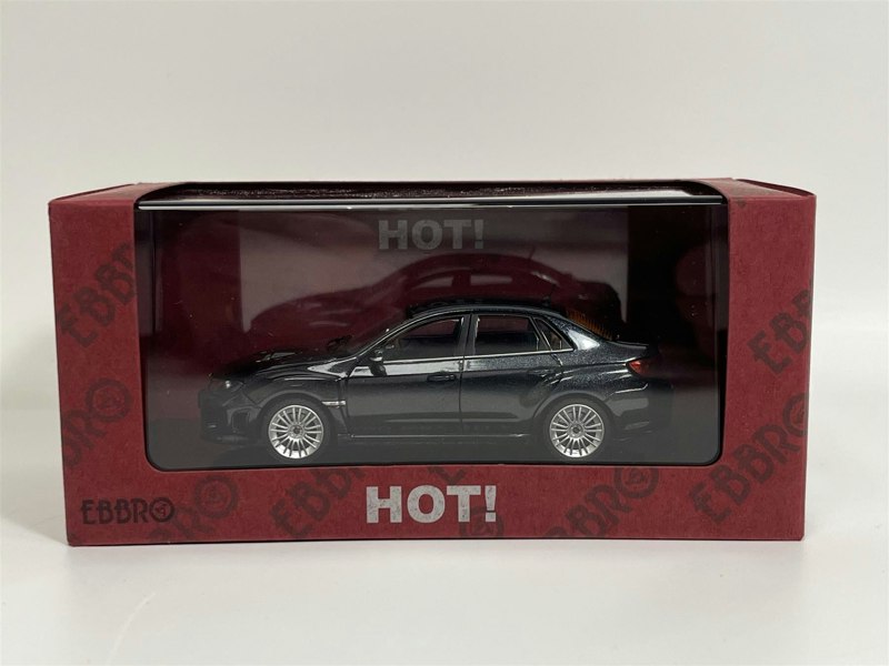 Ebbro Subaru WRX STI A Line Metallic Grey 1:43 Scale 44398