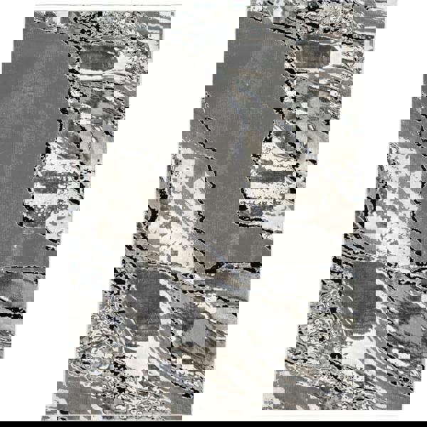 Smart Living Parma Modern Shimmer Rug - Blue