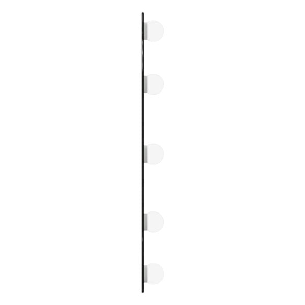 Berkfield Wall Mirror with LED Lights 20x50 cm Glass Oval