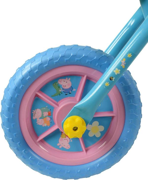 Peppa Pig 2 in 1 Kids Training Balance Bike - Blue/Pink