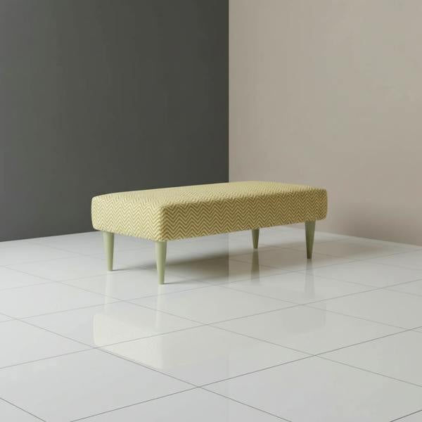 ISTOOLS Boho Chic Rectangular Footstool – Vibrant Designer Pattern Upholstered Bench | istols UK