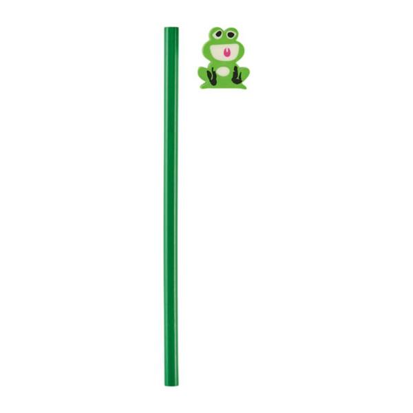 MidOcean Circo Frog Wooden Pencil With Eraser - Green - 