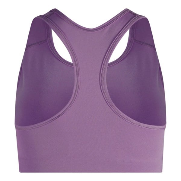 Nike Swoosh Logo Purple Sports Bra