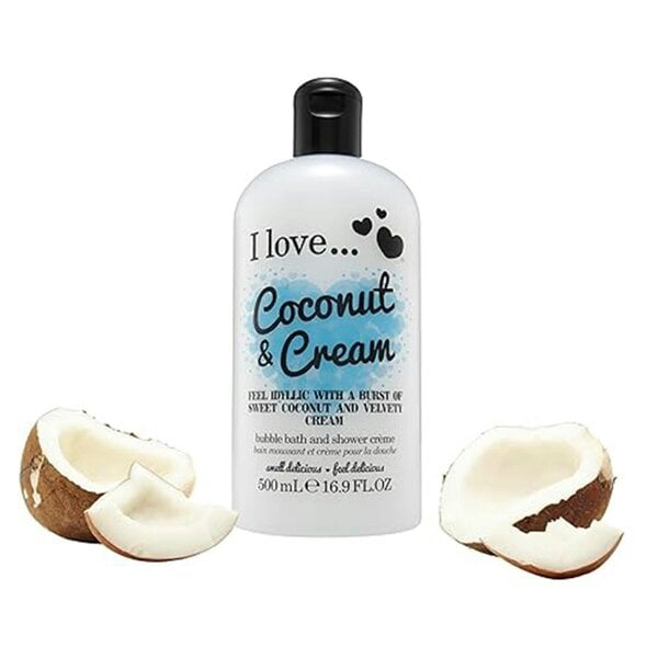 I LOVE Originals Coconut & Cream Bath & Shower Crème, 500ml