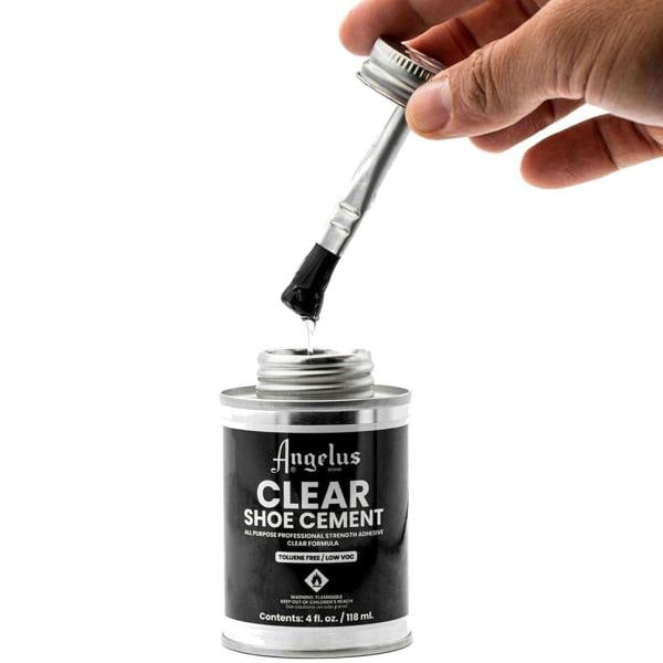 Angelus Clear Shoe Cement - Professional Strength for Shoe Repairs 4oz