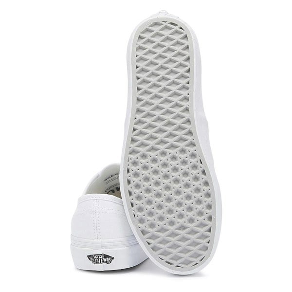 Vans White Canvas Authentic Mens Trainers