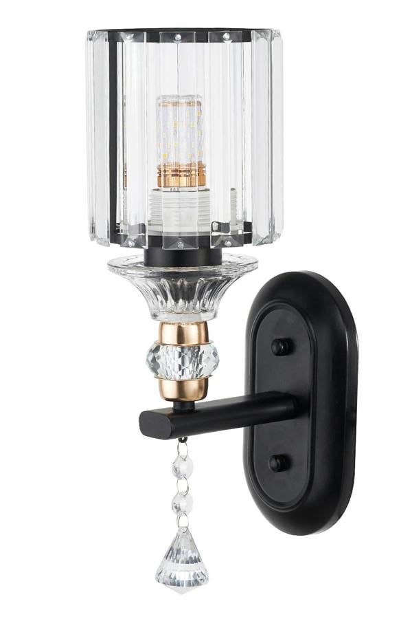 Living and Home E27 Crystal Wall Light Fixture Decor
