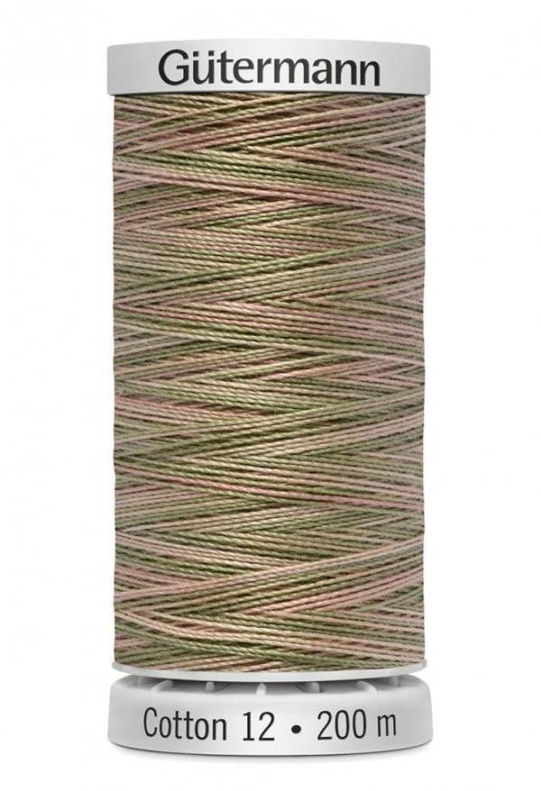 Gutermann No 12 Sulky Cotton Embroidery Thread 200m Cotton Thread Suitable For Embroidery