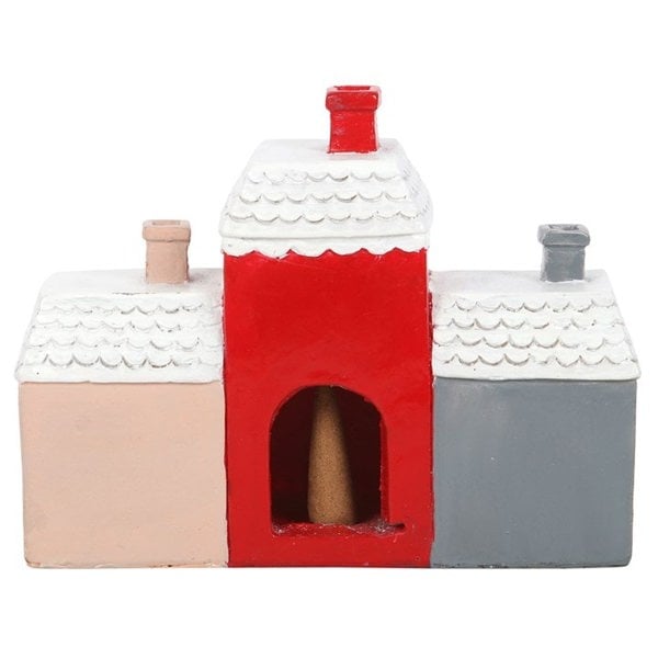 Serano Christmas Village Incense Cone Holder