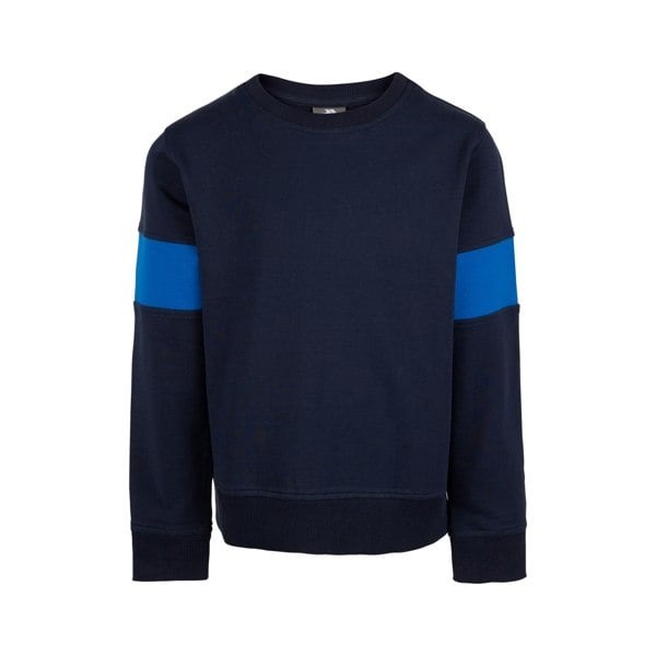 Trespass Boys Antro Long-Sleeved Sweatshirt - Navy