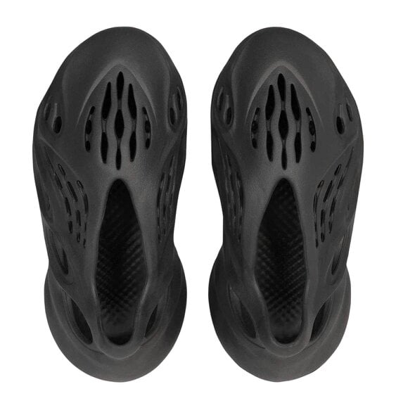 Yeezy Mens Onyx Cut Out Trainers - Onyx