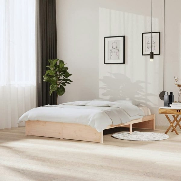 Berkfield Bed Frame Solid Wood 150x200 cm King Size
