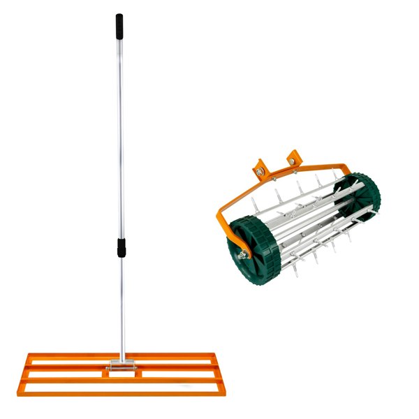 T-mech 100cm Lawn Leveller & Aerator – Orange