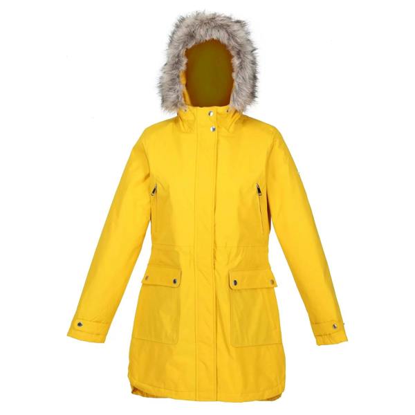 Regatta Womens/Ladies Sabinka Faux Fur Trim Parka - Sunset