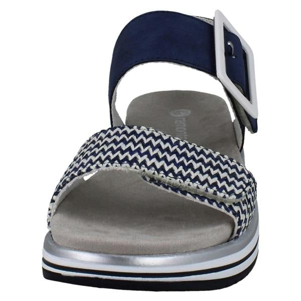 Remonte Ladies Remonte X Elle Faux Buckle Sandals D1J53