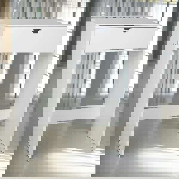 Rafaelo Mobilia 1 Drawer Dressing Table White