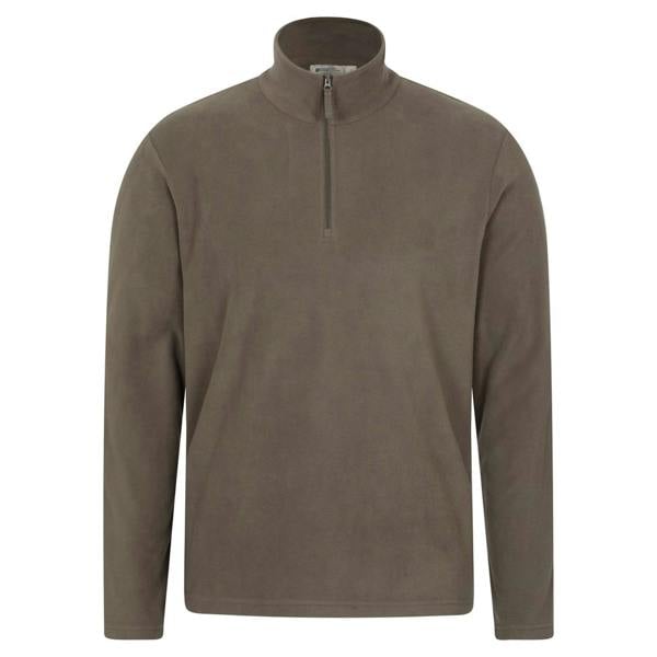 Mountain Warehouse Mens Camber II Half Zip Fleece - Light Brown
