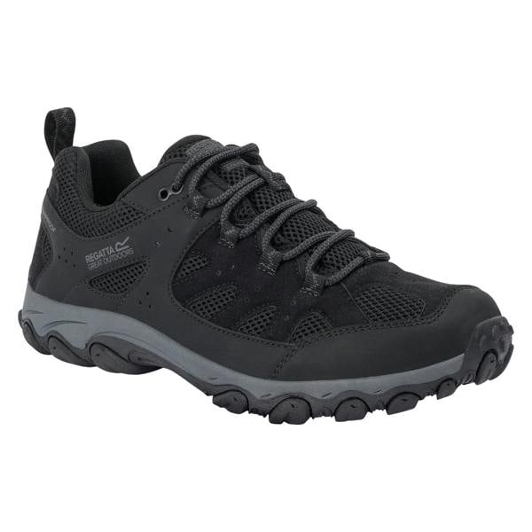 Regatta Mens Edgepoint IV Low Walking Shoes - Black/Granite