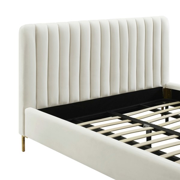 Furniture Edit Angela Cream Bed in Super King Size