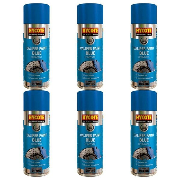 Hycote 6X Hycote Blue Caliper Spray Paint 400ml