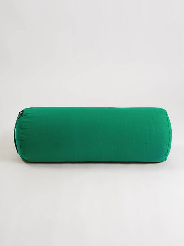 Yoga Studio Organic Cotton Buckwheat Lotus Meditation Bolster Cushion