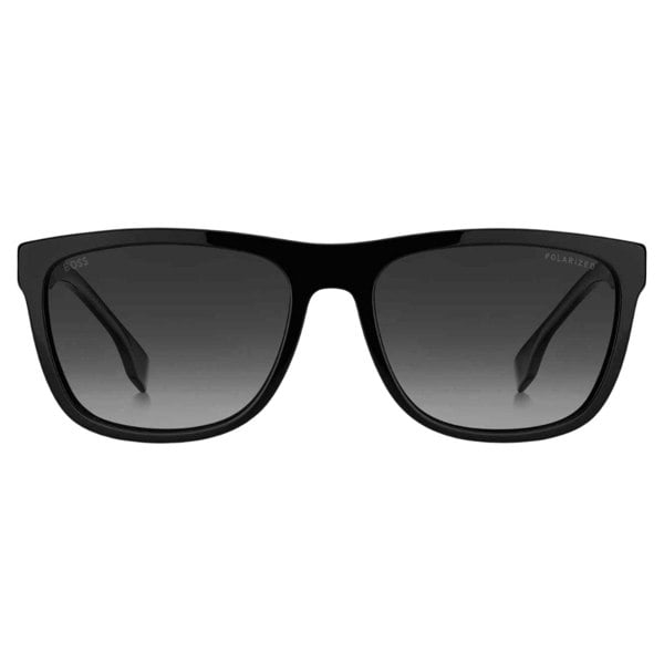 Hugo Boss Grey PZ Lensed Matte Black Framed Sunglasses