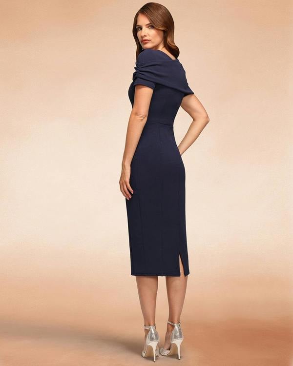 HotSquash Cape Bodycon Dress