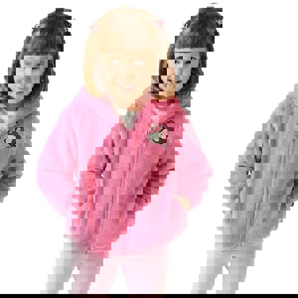 Regatta Childrens/Kids Luna The Unicorn Fleece Jacket - Sweet Pink - 