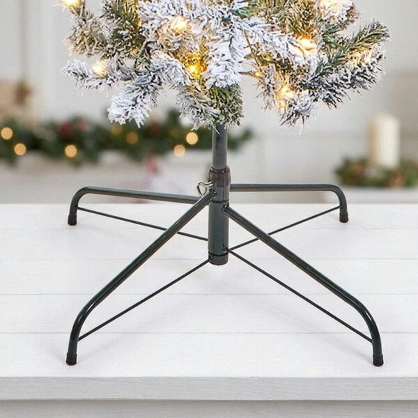 Garden Greatness Pre Lit Flocked Decorative Tree Arch Ornament