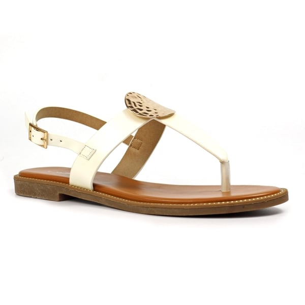 Lunar Womens Pascal Sandals - White