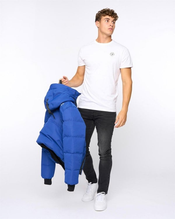 Crosshatch Mens Milwaka Jacket Blue