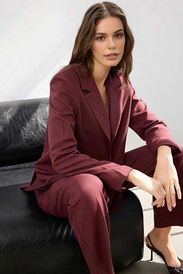 WOVCOR Lined Woven Blazer Jacket