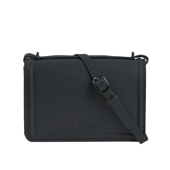 SADDLER "Kate" Leather Flapover Handbag - Dual  Function Strap,  Phone Pocket - RFID Protected - Peacoat Blue