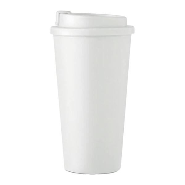 MidOcean Tuesday Double-Walled 450ml Tumbler - White - 