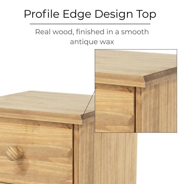Core Products Cotswold 5-Drawer Narrow Chest of Drawers