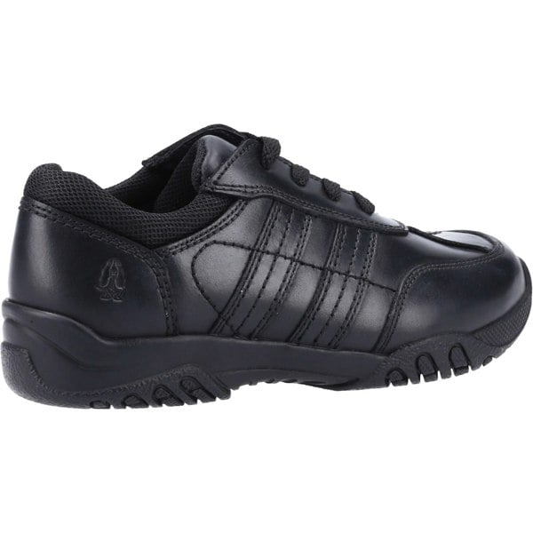 Hush Puppies Jezza 2 Senior Leather Boys's Black Lace-Up Shoes