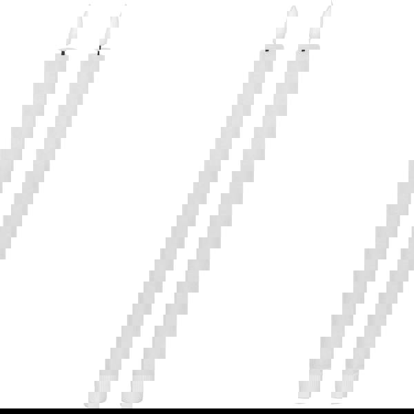 Hill Interiors Luxe Collection Natural Glow Electric Candle (Pack of 2) - White - 