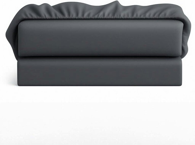 Night Zone Brushed Microfibre Extra Deep Fitted Sheet 40cm – Soft Warm Easy Care Bed Sheet - Grey