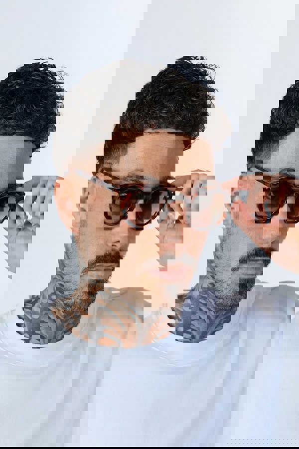 SVNX Bold Rounded Sunglasses in Tortoiseshell