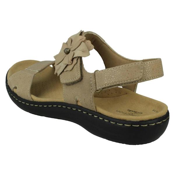 Clarks Ladies Clarks Slingback Sandals With Flower Detail Laurieann Bea