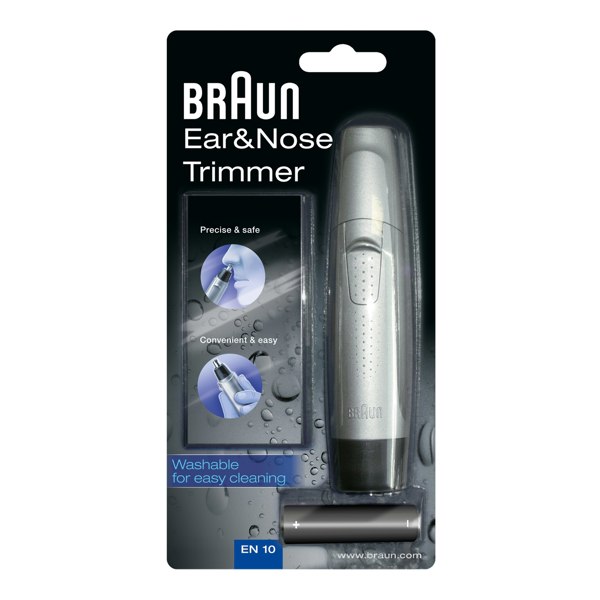 Braun Ear & Nose Trimmer EN10 - Precise and safe ear and nose hair removal