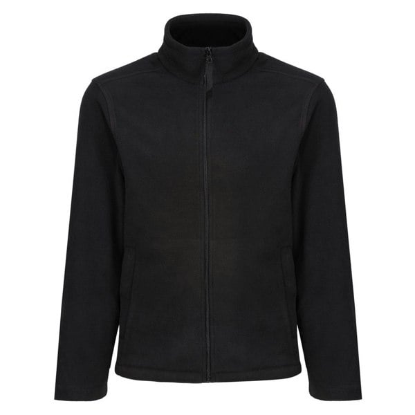 Regatta Mens Plain Micro Fleece Full Zip Jacket (Layer Lite) - Black