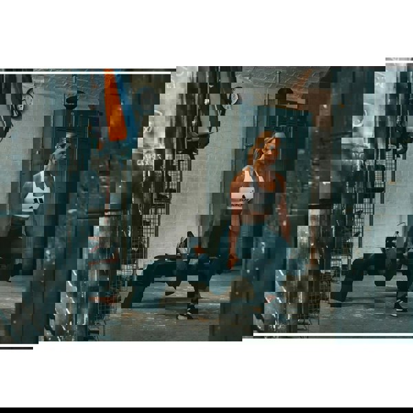 Weighted Lunges using the Adidas HIIT Deck