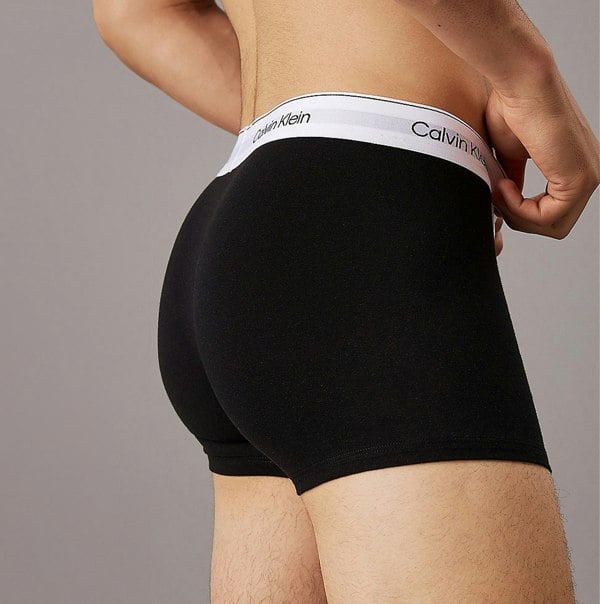 Calvin Klein MODERN COTTON STRETCH Mens 3 Pack Trunks Multicoloured