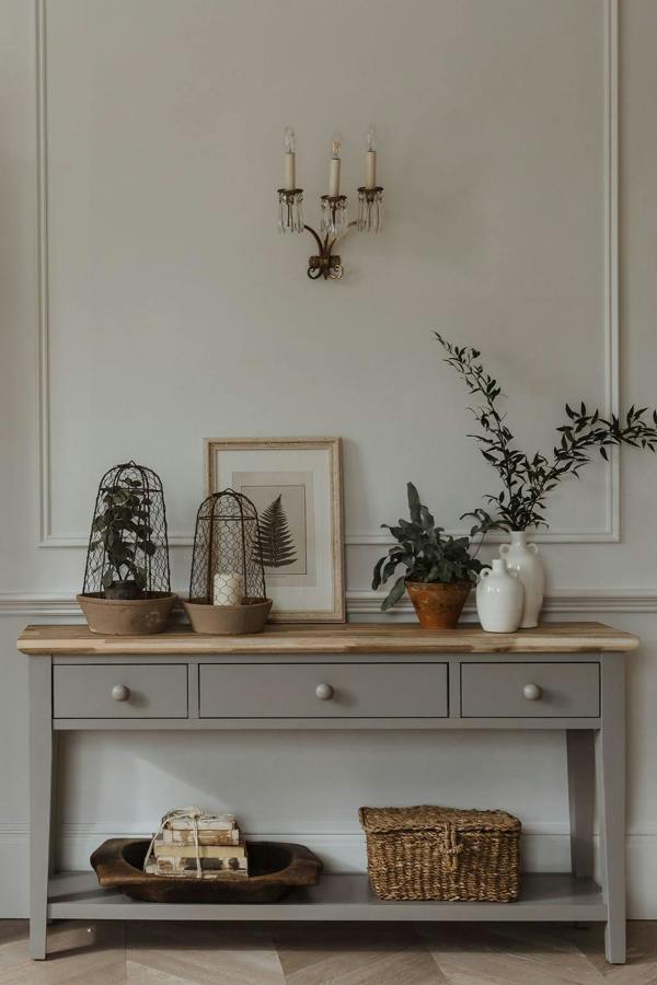 Florence Console Table with 3 Drawers and Shelf