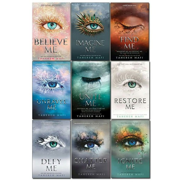 Shatter Me Series 9 Book Set Imagine Me, Find Me, Unravel Me, Unite Me, Restore Me & more